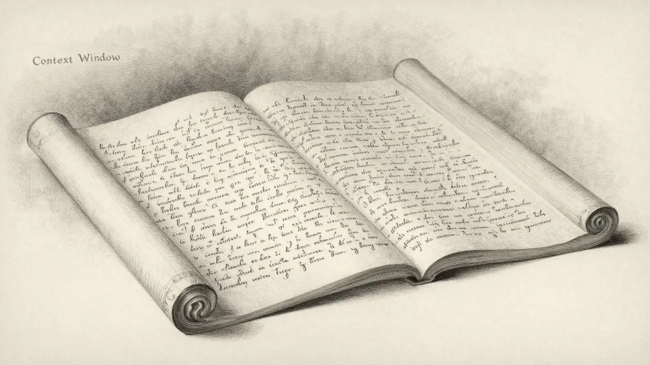 A metalpoint drawing of a sliding window frame over a long scroll, highlighting visible and faded text.