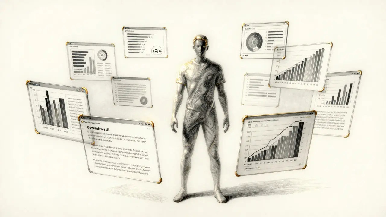 An adaptive user interface morphing to fit the specific accessibility needs of a person.