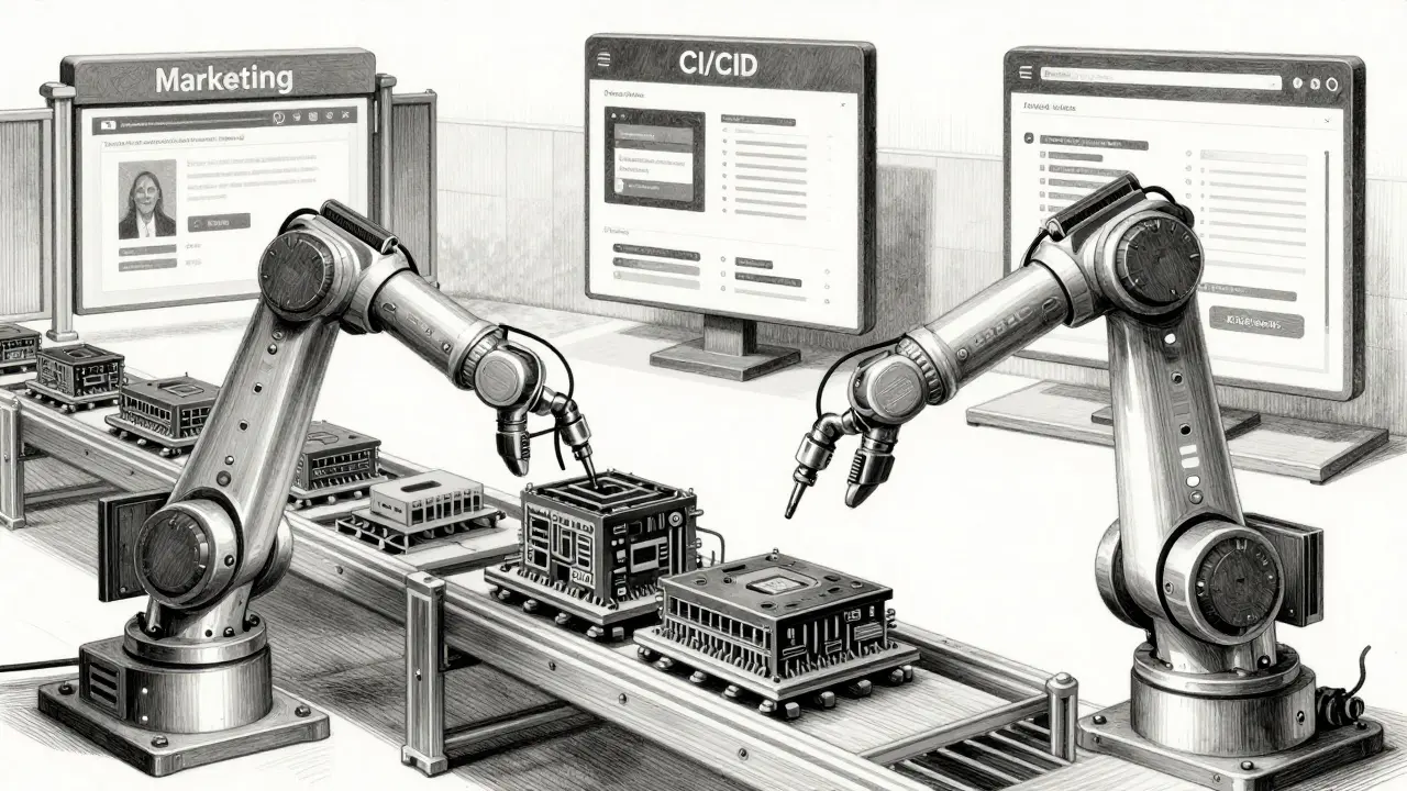 Automated system enforcing tiered performance budgets