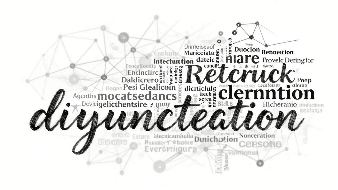 Metalpoint illustration of text morphing to show personalized product descriptions