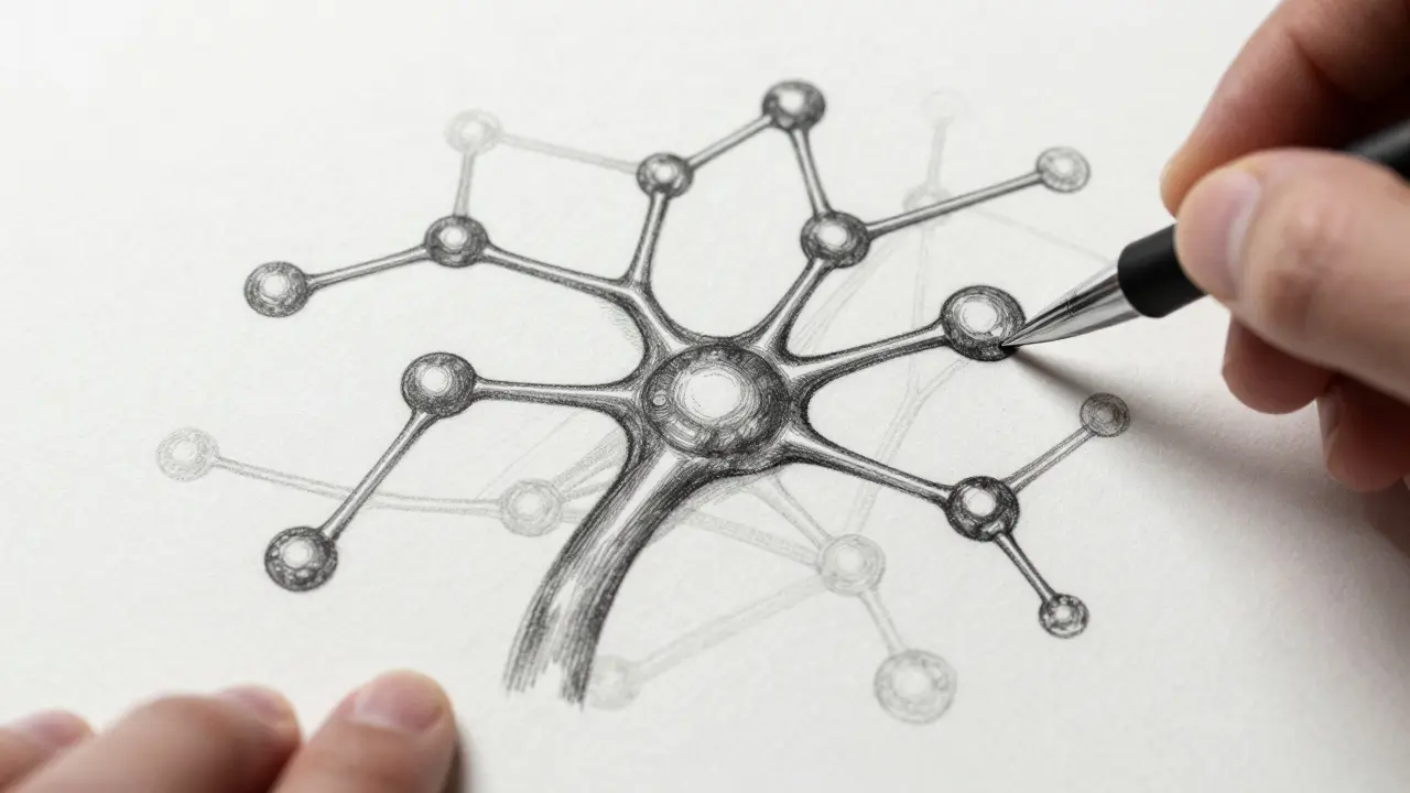 Neural network pruning illustrated with fading connections