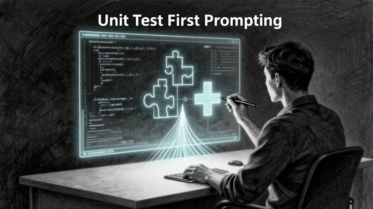 Unit Test First Prompting: A Guide to Generating Tests Before Code with AI