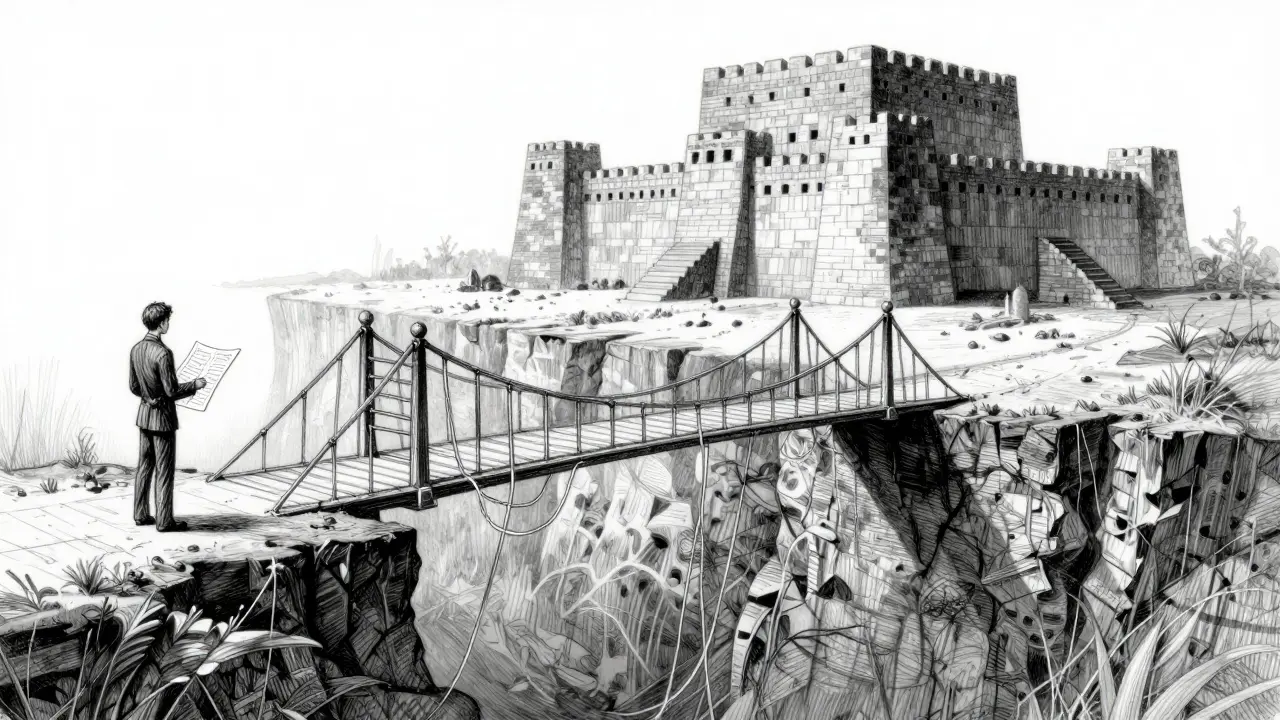 Fragile prototype bridge leading to scalable architecture