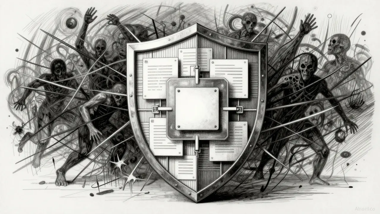 Shield of structured data protecting against chaotic AI hallucination risks
