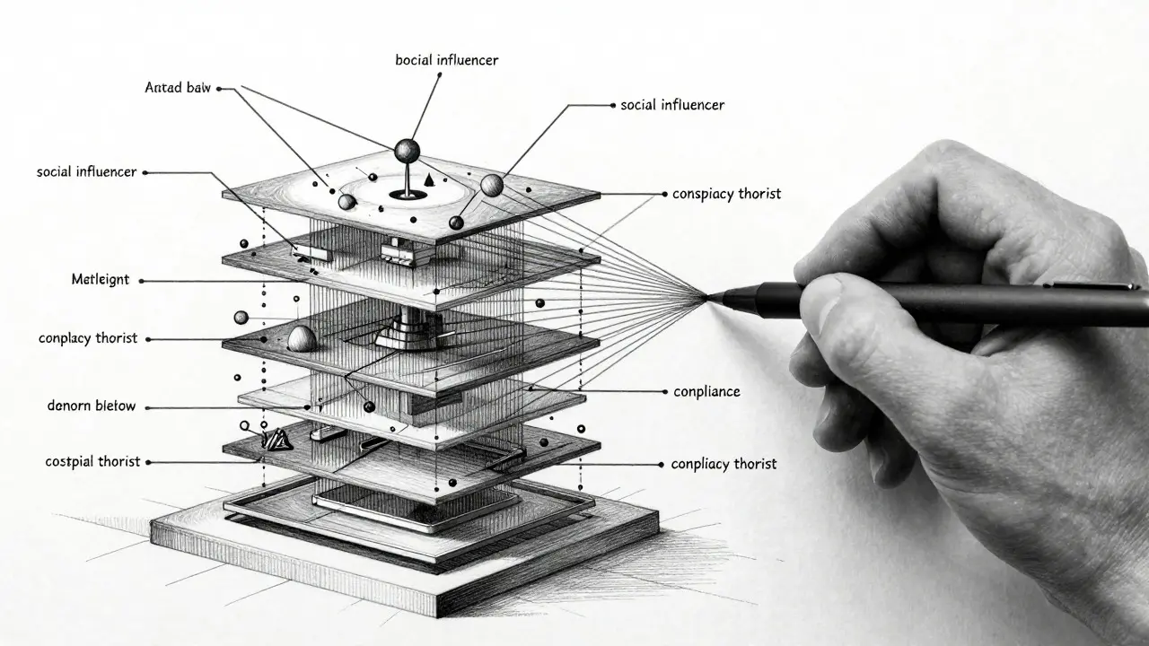 Detailed metalpoint sketch of a hand tracing vector paths through abstract AI architecture.