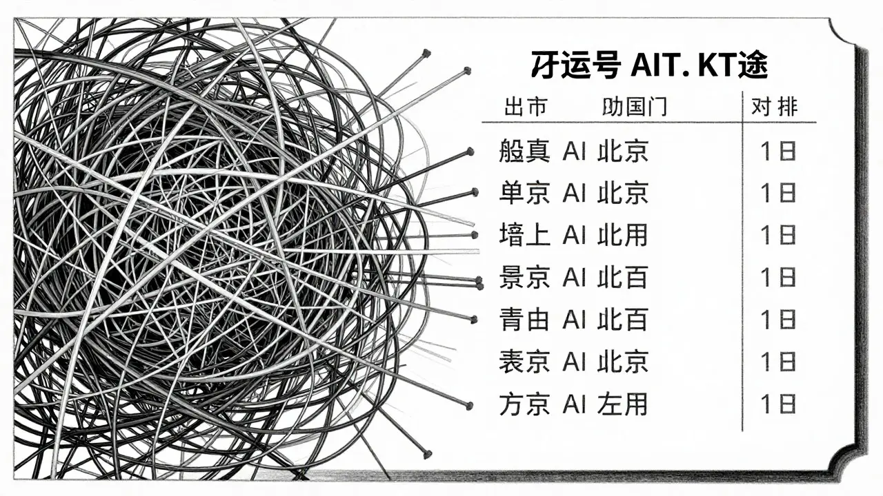 Illustration showing the transition from messy manual ticketing to structured AI-driven resolution.